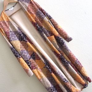 New LuLaRoe Sarah Colorful Cardigan Large 002